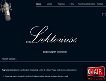 Tablet Screenshot of lektoriusz.pl